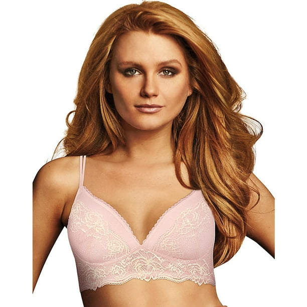 Self Expressions by Maidenform Point d'Esprit Lace Wire Free Band Bra SE1130 Self Expressions by Maidenform Point d'Esprit Lace Wire Free Band Bra SE1130
